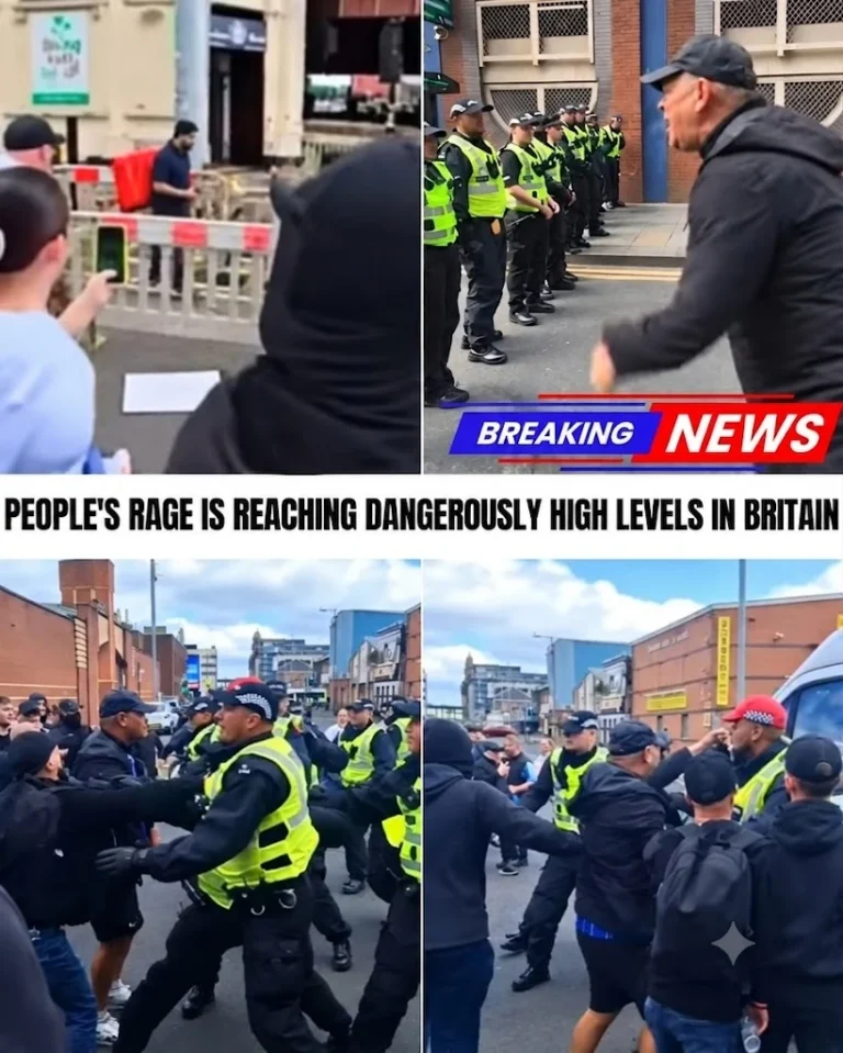 “WARNING: Britain’s immigration debate is becoming increasingly volatile on the streets. What unfolded in Glasgow over the weekend went far beyond a routine protest. Tense confrontations erupted as anti-immigration demonstrators, counter-protesters, and police became caught in a rapidly escalating situation. Video from the scene shows angry exchanges, attempted charges toward rival groups, and officers rushing to form defensive lines to prevent further violence. Separate footage also captured a delivery driver being confronted by members of the public, drawing widespread attention online. As frustration over immigration continues to grow alongside concerns about public order, many are asking whether these incidents are isolated—or part of a much larger national trend.”