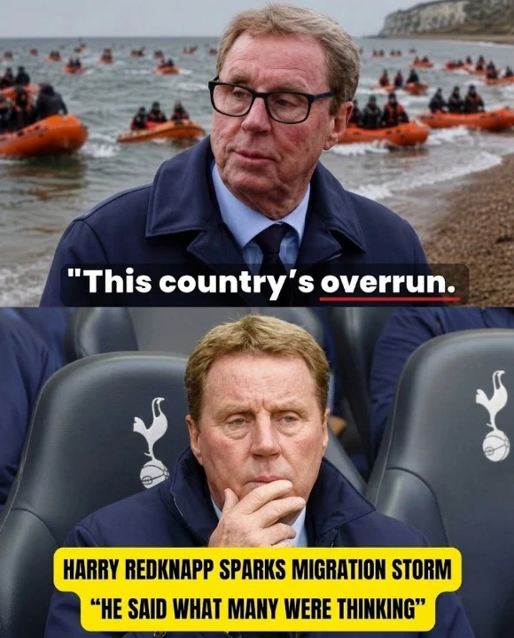 HE SAID WHAT MANY WERE THINKING” — HARRY REDKNAPP SPARKS FIERCE MIGRATION DEBATE