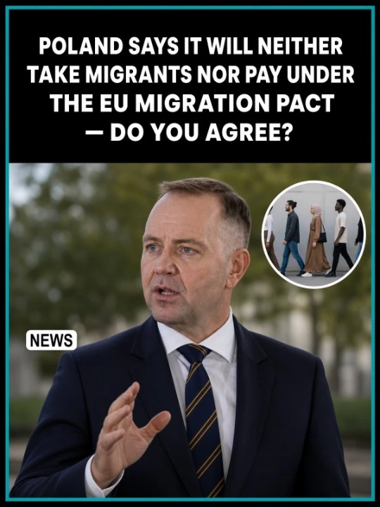 Poland took in no migrants, and the country’s political figures presented different explanations of the EU migration pact outcome.