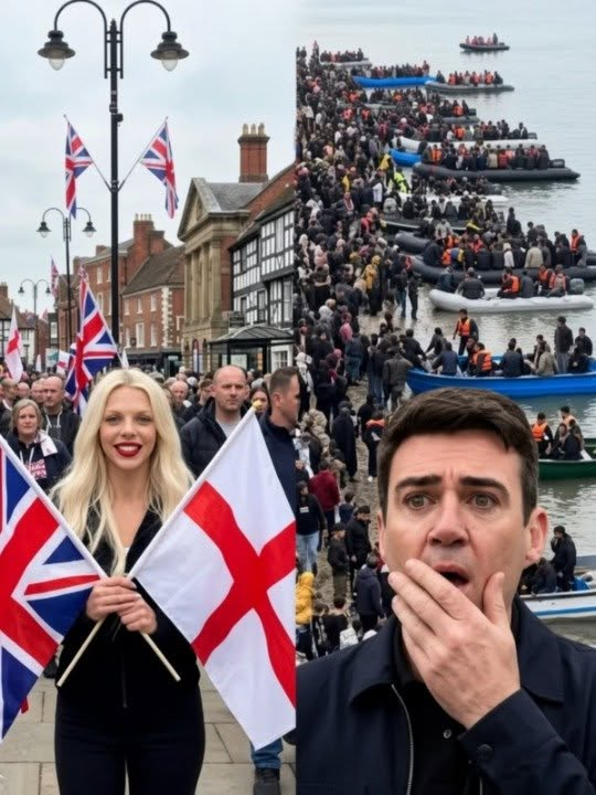 Andy Burnham’s lost again after his pathetic attempt to criminalise the Union Jack and the St George’s Cross. Shrewsbury turned red, white and blue overnight and you could hear the message all the way to Whitehall.
