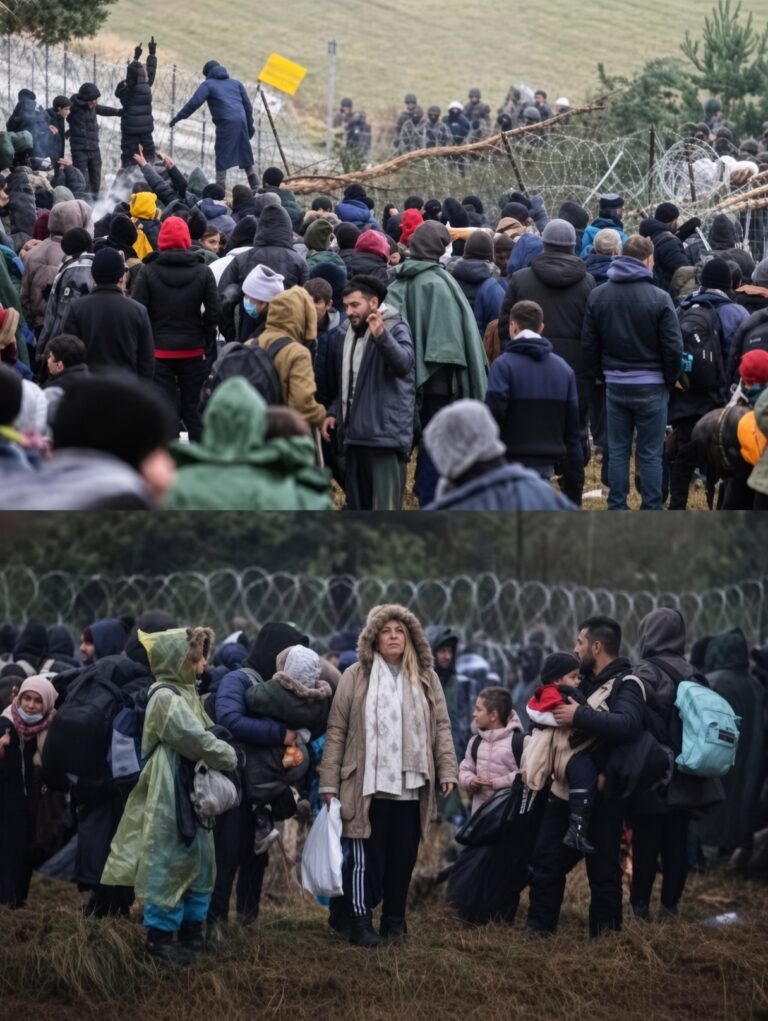 MASS BORDER CLASH.