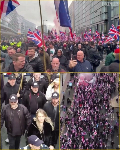 MANCHESTER ERUPTS INTO CHAOS Tensions exploded on the streets of Manchester as a major anti-migration demonstration descended into dramatic clashes between rival groups. Shocking scenes unfolded as protesters and counter-protesters confronted each other face-to-face, with police forced to intervene as unrest spread through the city centre.The confrontation has reignited fierce debate over immigration, public safety and the growing divisions gripping Britain. Now community leaders are issuing urgent warnings as concerns mount over what could happen next. Is this an isolated incident or a sign of a much deeper crisis brewing across the country?