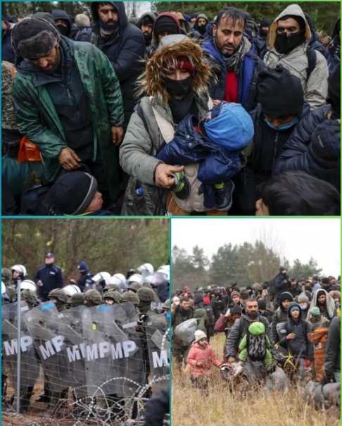 Musl!ms Tried To MASS MIGRANT Into Poland, Then Get REJECTED at The Border
