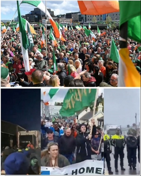 IRELAND ON THE EDGE: THE 2% REVOLUTION BEGINS! Is this the end of the Irish government? Ireland has entered DAY 5 of a total nationwide shutdown, and the stakes have just gone nuclear! With 200,000 people marching on Parliament and the military on standby, the nation is holding its breath. From truckers blocking highways to fishermen ready to strangle every port, the working class has issued a final ultimatum: “Get our country back!” While legacy media calls them “thugs,” the viral footage shows a different story of a nation in pain. But here is the real bombshell: The secret math behind the “2% threshold” that could force the government to dissolve TODAY… See details in the first comment