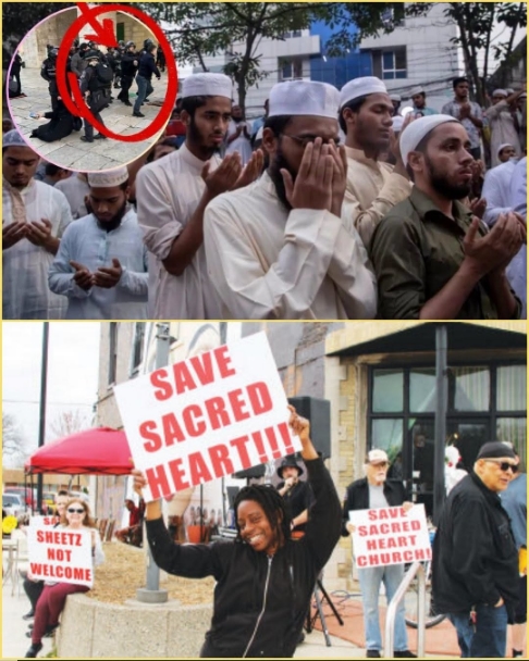 CHURCH STANDOFF SPARKS NATIONAL OUTRAGE OVER RELIGIOUS BOUNDARIES A tense confrontation at a Christian place of worship has reportedly triggered fierce debate after claims emerged that outside individuals attempted to impose strict religious rules inside the church. Beyond the shock, this incident raises a sensitive question: how can freedom of religion be protected while ensuring no community feels threatened in its own place of worship? The confrontation is now fuelling a wider debate on public safety, respect and religious boundaries. 