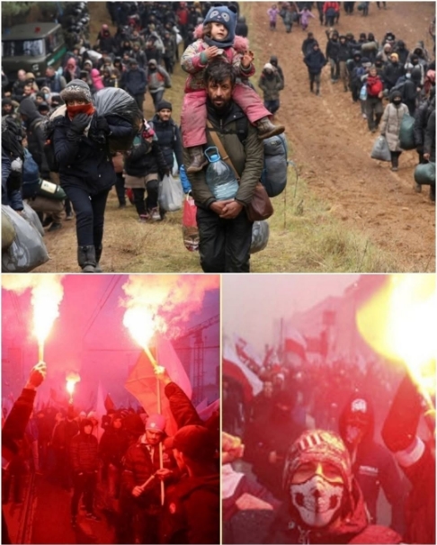 Musl!ms Tried To MASS MIGRANT Into Poland, Then Get REJECTED at The Border