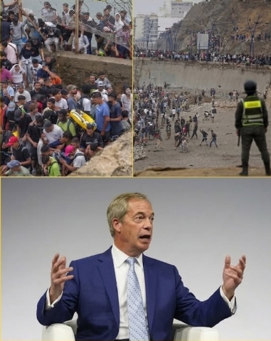 ⚠Viral footage from Spain has reignited Britain’sheated migration debate, with Nigel Farage warningthat Europe’s border pressures could haveconsequences for the UK.